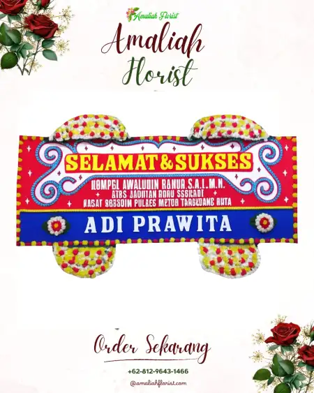 Papan Bunga Ucapan Selamat Rejoslamet